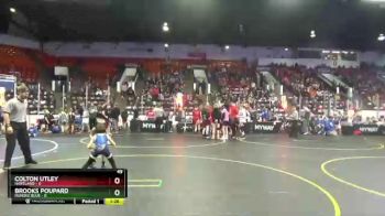 49 lbs Round 3 (4 Team) - Colton Utley, Hartland vs Brooks Poupard, Dundee Blue