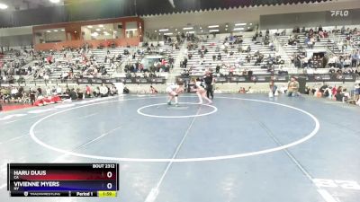 143 lbs 7th Place Match - Haru Duus, CA vs Vivienne Myers, NY