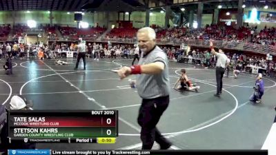 60 lbs Champ. Round 1 - Stetson Kahrs, Garden County Wrestling Club vs Tate Salas, McCook Wrestling Club