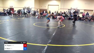 57 kg Rnd Of 64 - Waylon Rogers, Virginia vs Adrian Meza, Valiant Wrestling Club