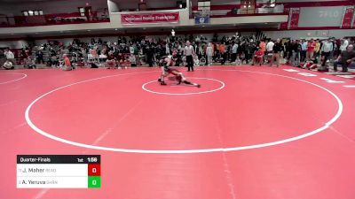 106 lbs Quarterfinal - Jakob Maher, Reading vs Ashmith Yeruva, Sharon