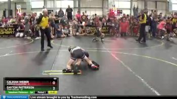 65 lbs Quarterfinals (8 Team) - Calihan Weber, American Gladiators vs Dayton Patterson, Team Gotcha