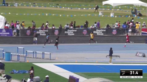 Youth Boys' 400m Championship, Semi-Finals 11 - Age 15-16