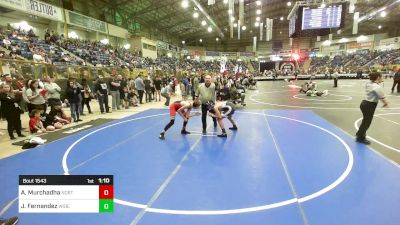 120 lbs Quarterfinal - Akash Murchadha, North Fork vs Josiah Fernandez, Widefield Wrestling Club