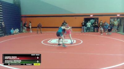 152-164 lbs Round 2 - Jaden Enos, Stars Wrestling Club vs Kohana Renner, Mayhem Wrestling Club