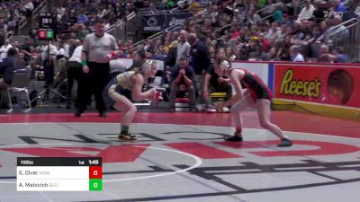 118 lbs Semifinal - Saige Olver, Honesdale-G vs Ana Malovich, Butler-G