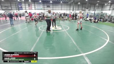 120 lbs Champ. Round 2 - David Lewis, Gloucester Wrestling Associati vs Ayden Sumners, K-VEGAS ELITE