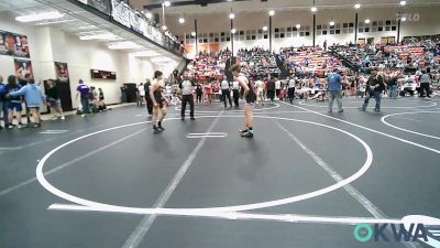 110 lbs Quarterfinal - Bodey Boss, Poteau Youth Wrestling Academy vs Caleb Fogleman, Heat