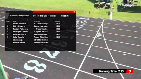 Youth Girls' 100m, Prelims 7 - Age 10