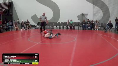 139 lbs Round 3 (8 Team) - Ezra Ostler, Death Squad Wrest (IN) vs Gage Gross, Legacy Red