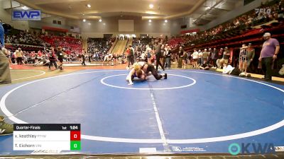 170 lbs Quarterfinal - Xaiver Keathley, Perkins vs Trevor Eichorn, Vinita Kids Wrestling