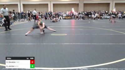 80 lbs Semifinal - Olivia Davalos, Threshold WC vs Samantha Jordan, Nevada Elite WC