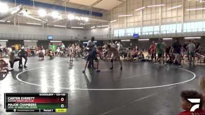 125+130 Semifinal - Carter Everett, Elevate Wrestling Club vs Major Chambers, Level Up Wrestling Center