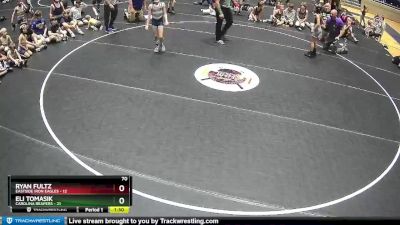 70 lbs Round 1 (6 Team) - Ryan Fultz, Eastside Iron Eagles vs Eli Tomasik, Carolina Reapers