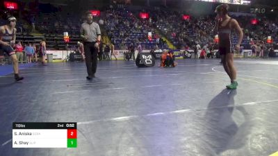 130 lbs Round Of 16 - Gavin Snyder, Everett vs Lucas Persun, Athens