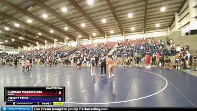 106 lbs Quarterfinal - Auriana Wakinekona, Hawaii vs Storey Cook, Alaska