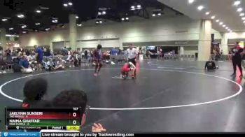 107 lbs Round 9 (10 Team) - Naima Ghaffar, MXW Purple vs Jaelynn Sunseri, The Angels