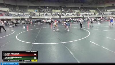 145 lbs Champ. Round 1 - Trenton Kirkland, Crass Trained vs Jaxon Mikolyzk, Mn Elite