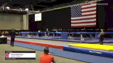 Emma Bowman - Tumbling, Integrity Athletics - 2021 USA Gymnastics Championships