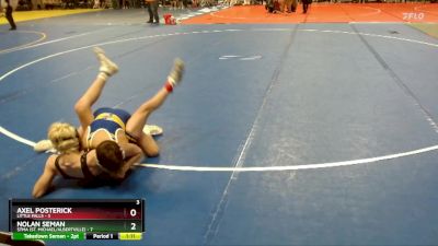 115 lbs Placement (4 Team) - Nolan Seman, STMA (St. Michael/Albertville) vs Axel Posterick, Little Falls