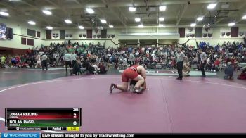 285 lbs 9th Place Match - Jonah Reiling, Lisbon vs Nolan Pagel, Carlisle