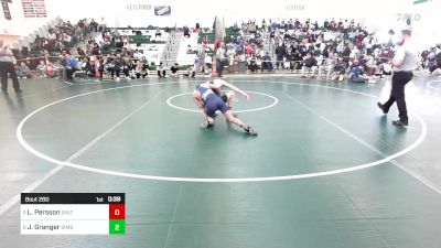 132 lbs Consi Of 8 #2 - Logan Persson, Shelton vs John Granger, Simsbury