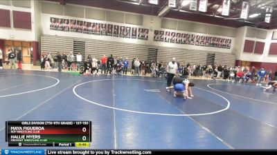 137-150 lbs Round 3 - Maya Figueroa, Roy Wrestling Club vs Hallie Myers, Fremont Wrestling Club