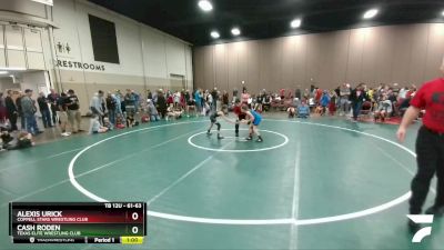 61-63 lbs Round 1 - Cash Roden, Texas Elite Wrestling Club vs Alexis Urick, Coppell Stars Wrestling Club