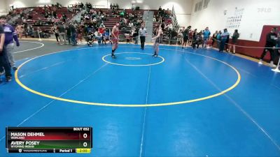 175 lbs Cons. Round 3 - Mason Dehmel, Worland vs Avery Posey, Wyoming Indian