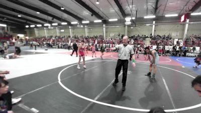 137 lbs Consi Of 8 #2 - Eli Baumgardner, Monte Vista Takedown Club vs Logan Boyd, Badlands WC