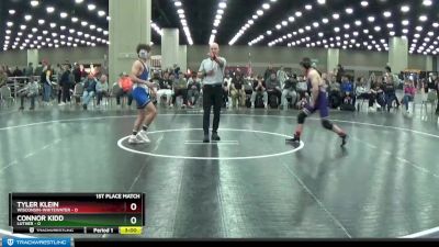 125 lbs Placement (4 Team) - Connor Kidd, Luther vs Tyler Klein, Wisconsin-Whitewater