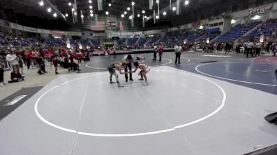 115 lbs Round Of 16 - Carlos Corral, Valley vs Teagan Larimore, Dove Creek Bulldogs