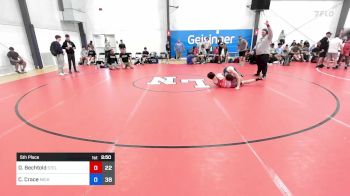 89 kg 5th Place - Dean Bechtold, Steller Trained EMBO vs Carson Crace, Michigan Grapplers