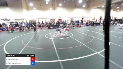 48 kg Cons 16 #1 - Aidan McMurtry, BullTrained Wrestling vs Steele Woodward, Wasatch Wrestling Club