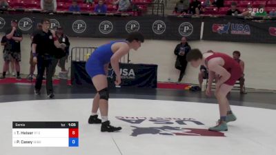 75 kg Semis - Tomm Heiser, RT Elite Wrestling vs Parker Casey, Sebolt Wrestling Academy