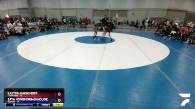 92 lbs Round 4 (6 Team) - Easton Dadiomoff, Tennessee vs Saya Hongmoungkhoune, Illinois