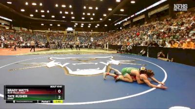 6A-150 lbs Quarterfinal - Tate Rusher, Derby vs Brady Watts, Blue Valley West