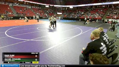 Girls 165 lbs Quarterfinal - Madi Zube, Viroqua Girls vs Rachel Schauer, Fennimore Girls