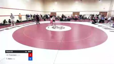 55 kg Rnd Of 32 - Elyle Francisco, Anchorage Youth Wrestling Academy vs Tyler Klein, Wisconsin