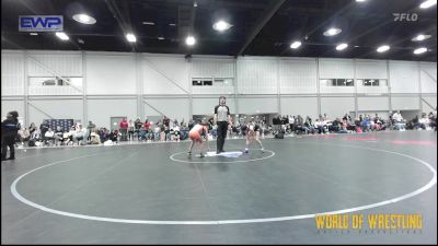 80 lbs Quarterfinal - Elissa Cruz, Sisters On The Mat Black vs Nazeyah Pina, Aggression Legionaries Girls