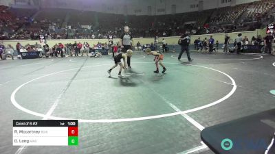 52 lbs Consi Of 8 #2 - Rhett Mccartney, Scissortail Wrestling Club vs Dawson Long, Kingfisher