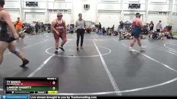 285 lbs Round 3 (10 Team) - Landon Hagerty, Gladiators vs Ty Banco, All American