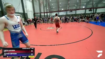 190 lbs Champ. Round 1 - Jack Lougen, WA vs Oliver Bryson, WA