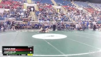 120 lbs Semis & 1st Wrestleback (8 Team) - Joseph Keller, 2-South Border vs Charlie Irwin, 3-New Salem-Almont