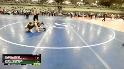 100 lbs Cons. Round 2 - Owen LaBoube, Odessa Youth Wrestling Club-AAA vs Jaxon McCrackin, Phenom Wrestling-AAA