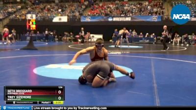 174 lbs Quarterfinal - Trey Sizemore, Indianapolis vs Seth Brossard, Northern State