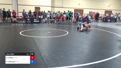 65 kg Cons 64 #1 - Ethan Uttley, Rhode Island vs Samuel Johnson, Colorado