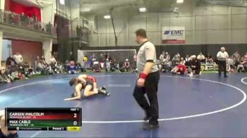 130 lbs Semis & 1st Wrestleback (8 Team) - Carsen Malcolm, Nebraska Silver vs Max Cable, Tennessee Red