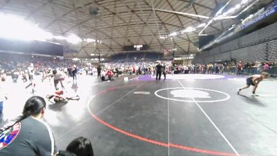 45 lbs Semifinal - Jacques Finley, Spokane Wrestling vs Braxton Suarez, Moses Lake Wrestling Club