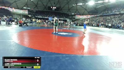 4A 160 lbs Cons. Round 1 - Luke Lisherness, Emerald Ridge vs Elias Rivera, Federal Way